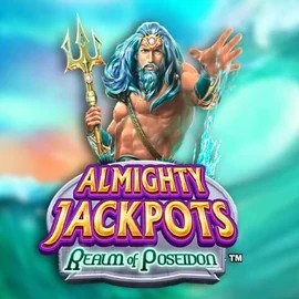 Almighty Jackpots – Realm of Poseidon game by Novomatic – logo hosted on Livewinz Casino
