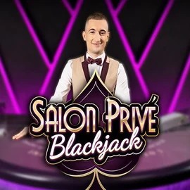 Blackjack Salon Privé logo by Ezugi at Livewinz Casino
