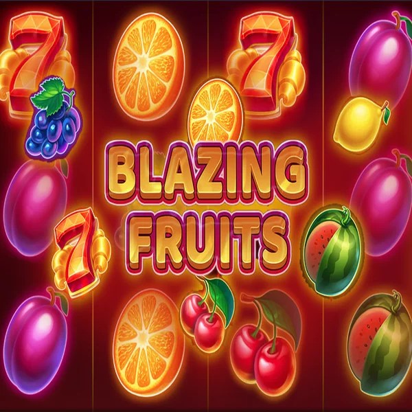 Blazing Fruits slot logo by Inbet Games at Livewinz Casino