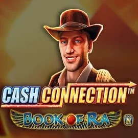 Cash Connection Book Of Ra online game logo by Novomatic on livewinzcasino.eu
