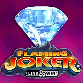 Flaming Joker Link and Win slot logo by Barstruck at Livewinz Casino
