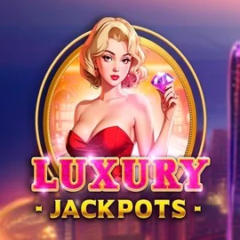 Luxury Jackpots by Triple Cherry, showcased at livewinzcasino.eu – game logo