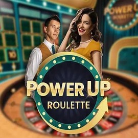 PowerUP Roulette online game logo by Pragmatic Play on livewinzcasino.eu